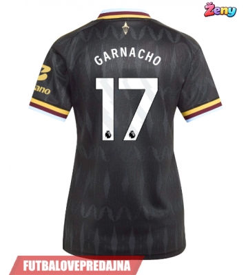 Lacne Ženy Futbalové dres Aston Villa Alejandro Garnacho #17 2026-27 Krátky Rukáv - Preč